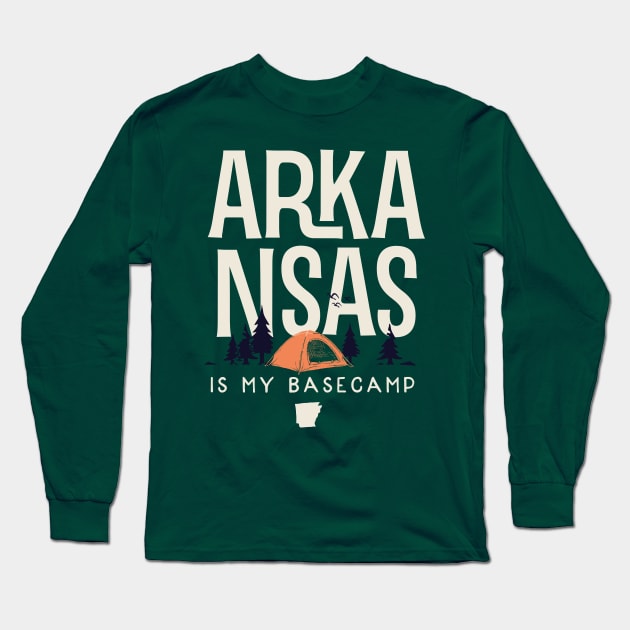 Arkansas is my Base Camp Long Sleeve T-Shirt by jdsoudry